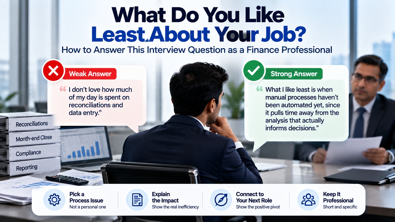 How to Answer "Why Are You Leaving?" – A Guide for Finance Professionals